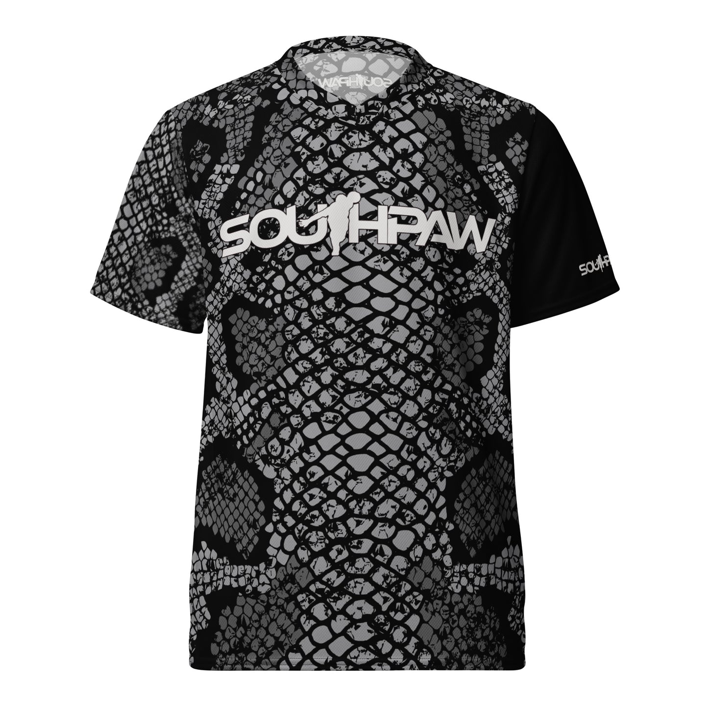 SouthPaw Bowling Jersey - Black Snake Skin