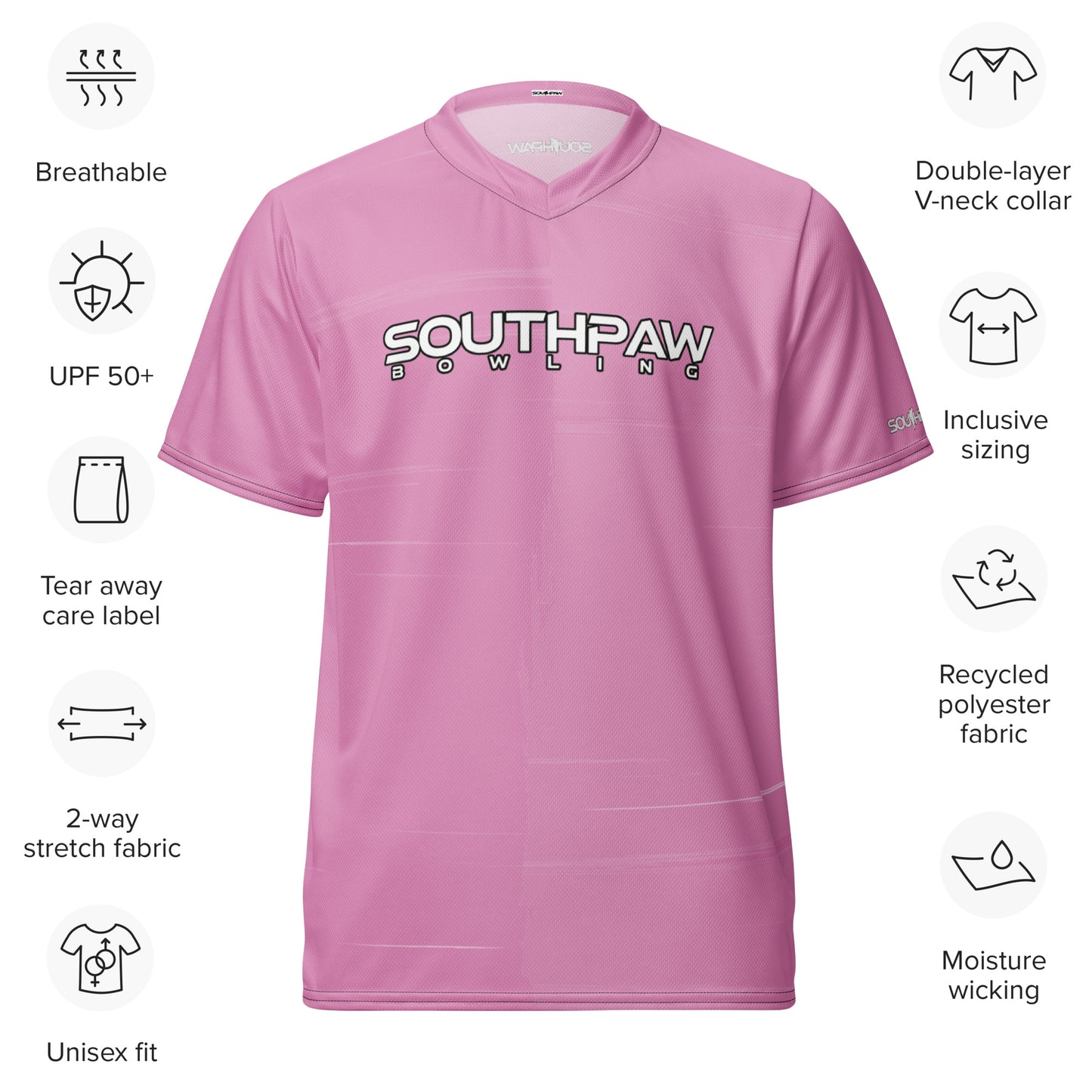 Southpaw Bowling Jersey - base_pink