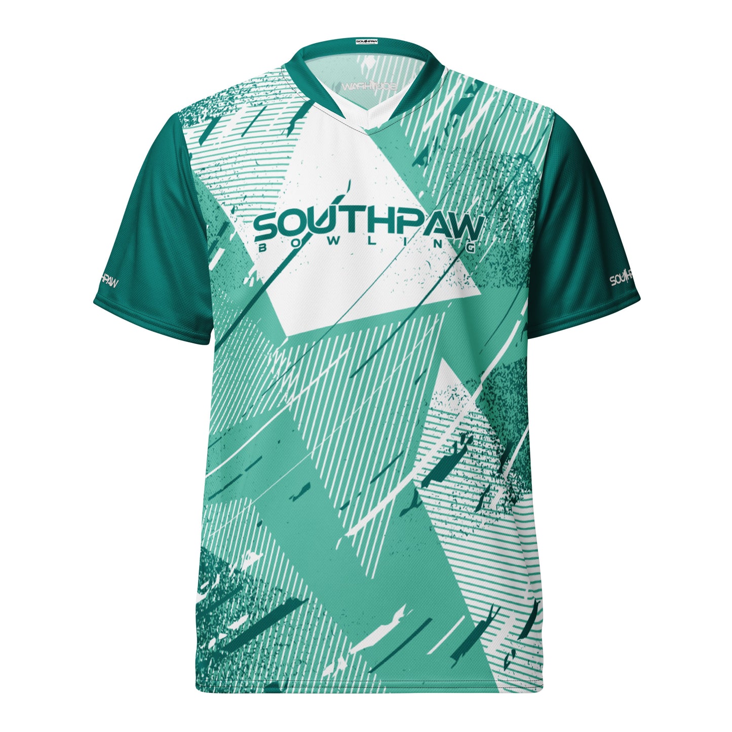 Southpaw Bowling Jersey - teal/white