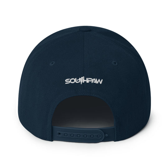 Southpaw Snapback Hat - navy/white