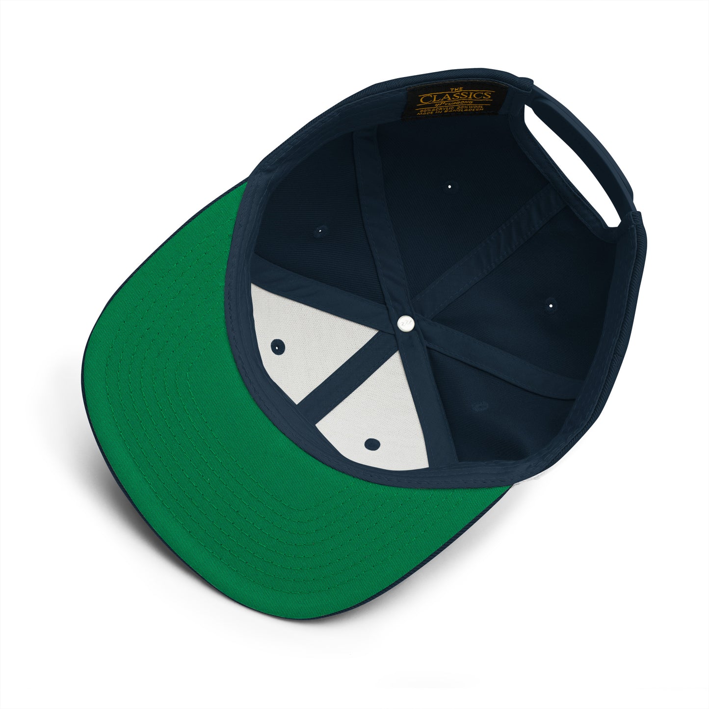 Southpaw Snapback Hat - navy/white