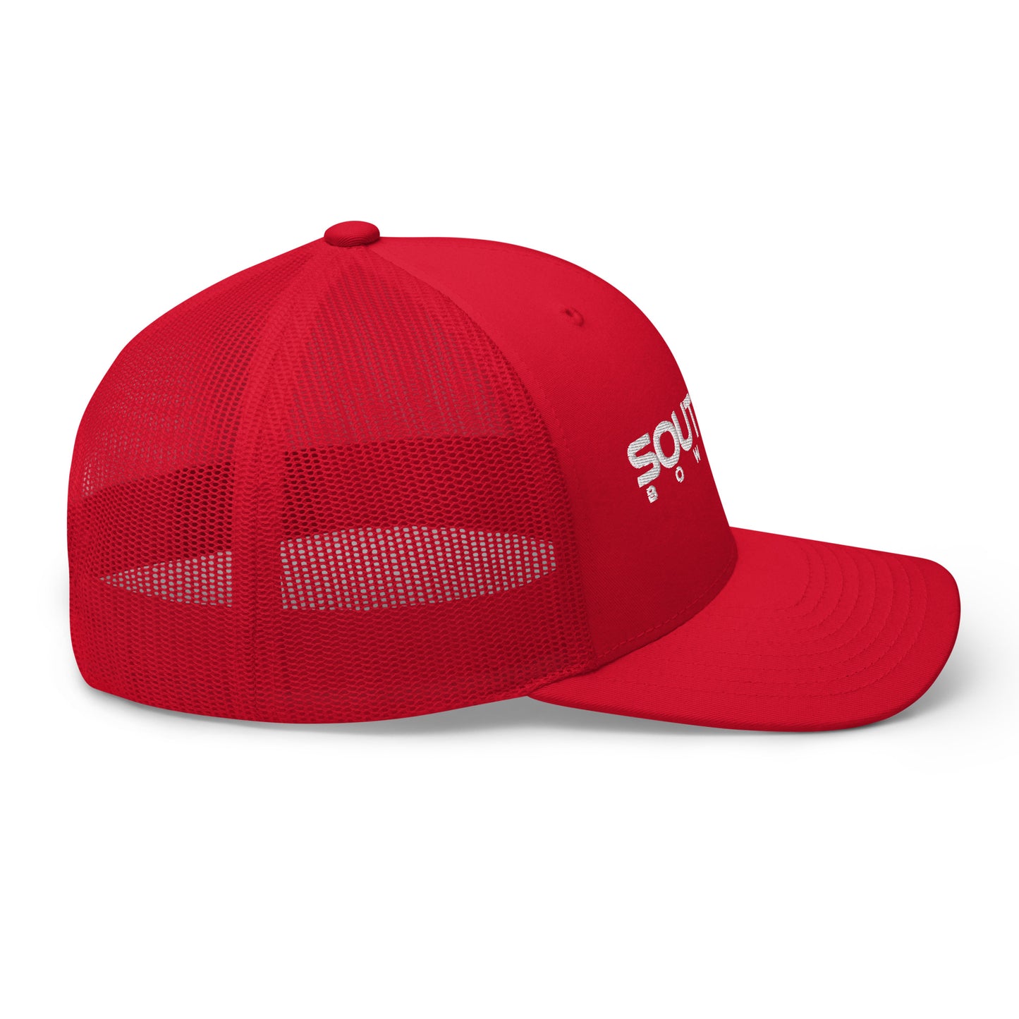 Southpaw Trucker Cap - White/Red