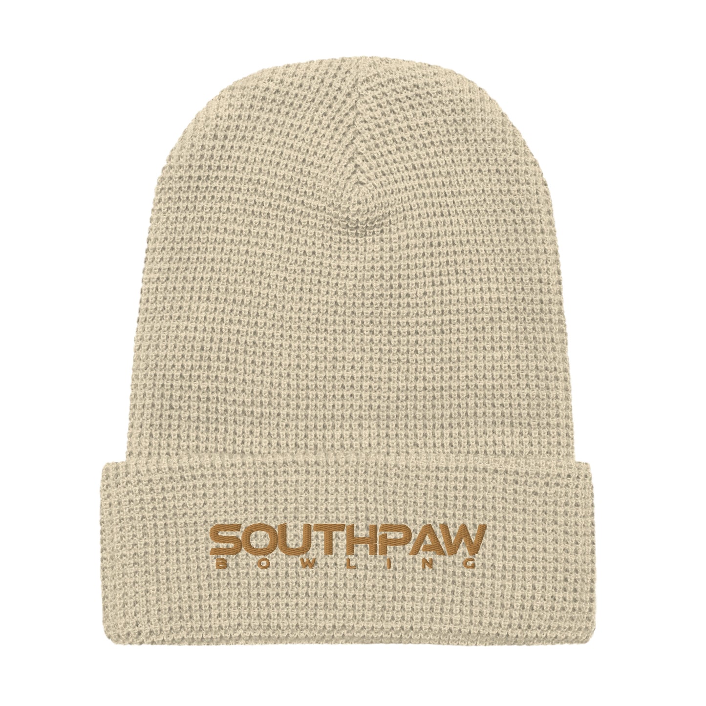 Southpaw Waffle beanie - birch/gold