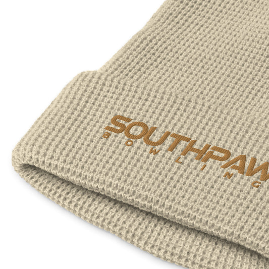 Southpaw Waffle beanie - birch/gold