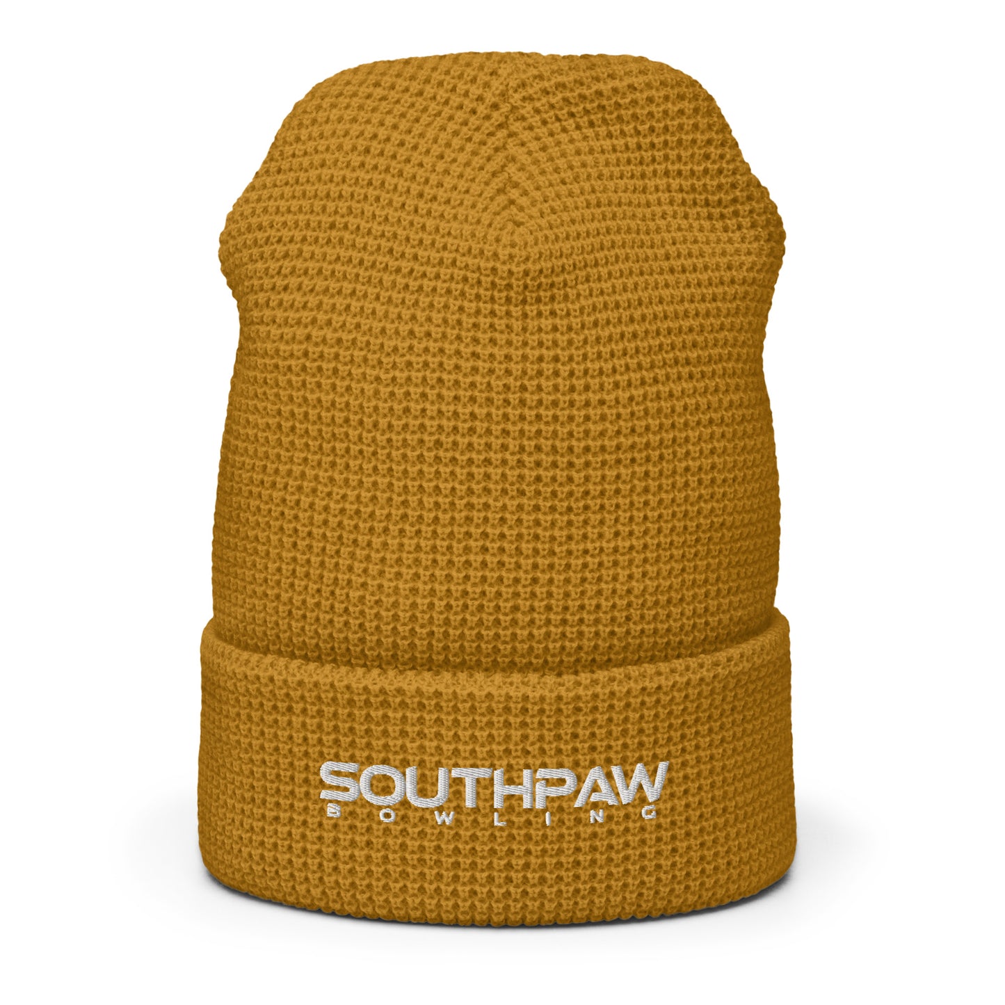 Southpaw Waffle beanie - camel/white