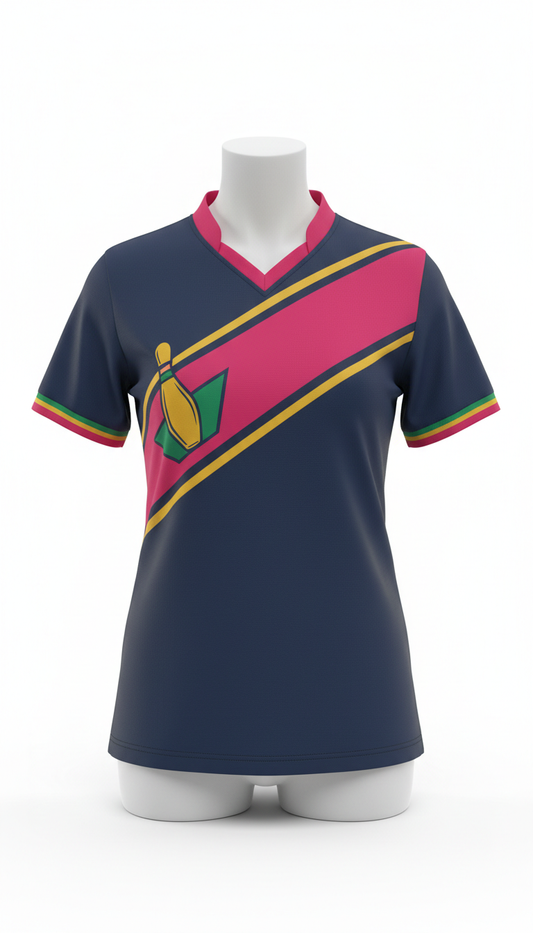 Women's Pin Gold Personalized Jersey