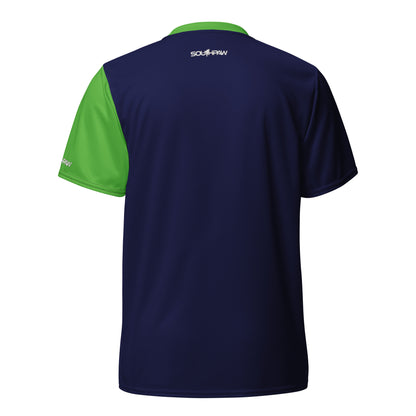 Southpaw Bowling Jersey - blue/green_lion