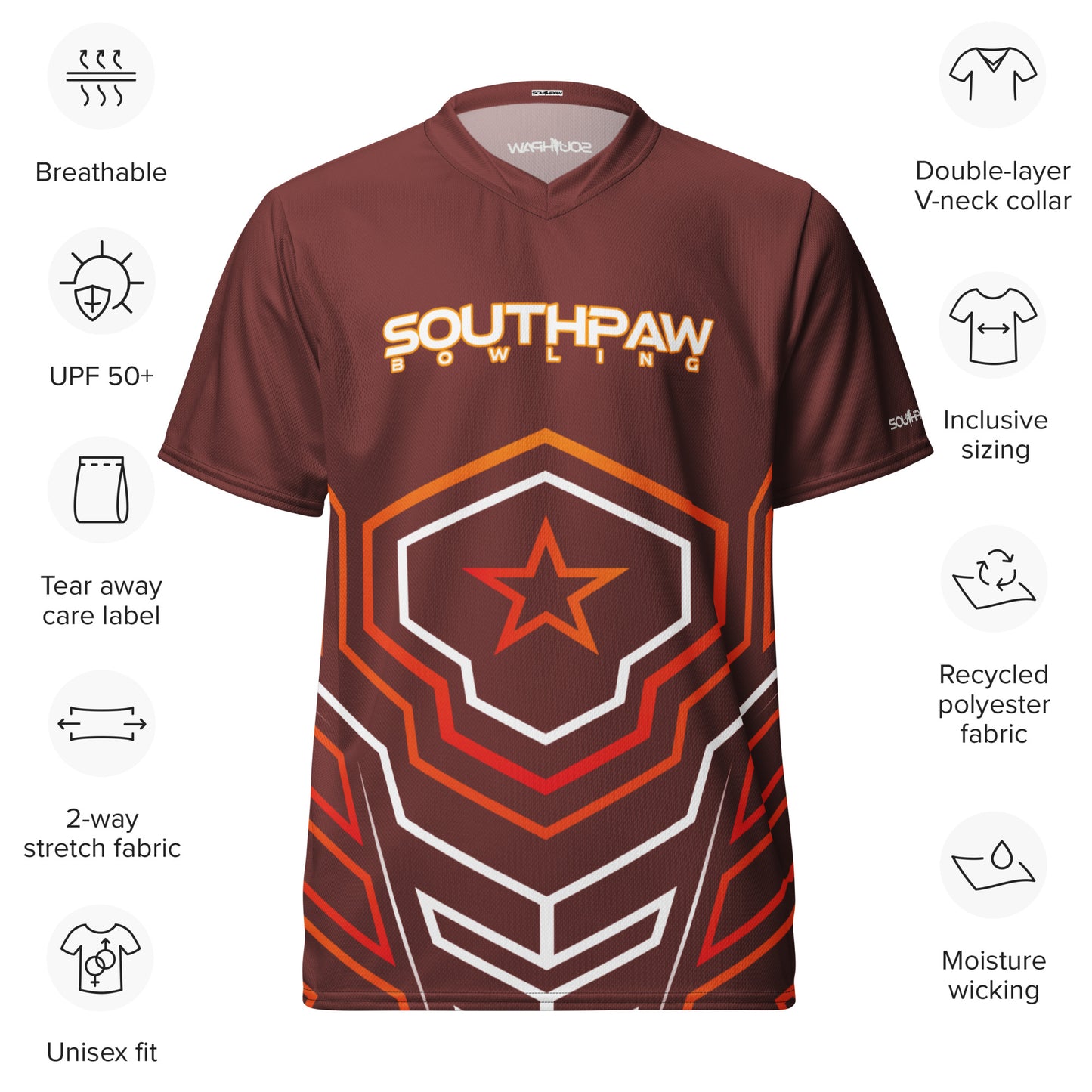 Southpaw Bowling Jersey - brown_star