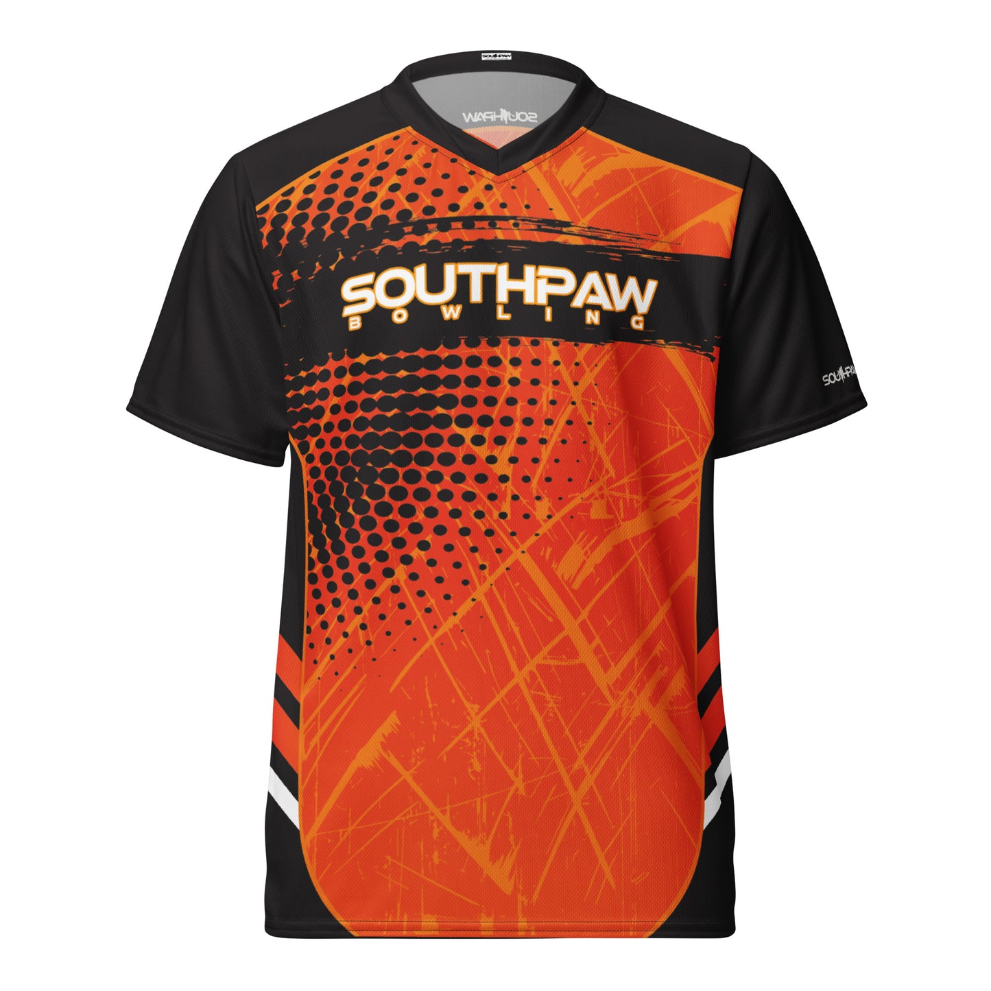 Southpaw Bowling Jersey - orange/black