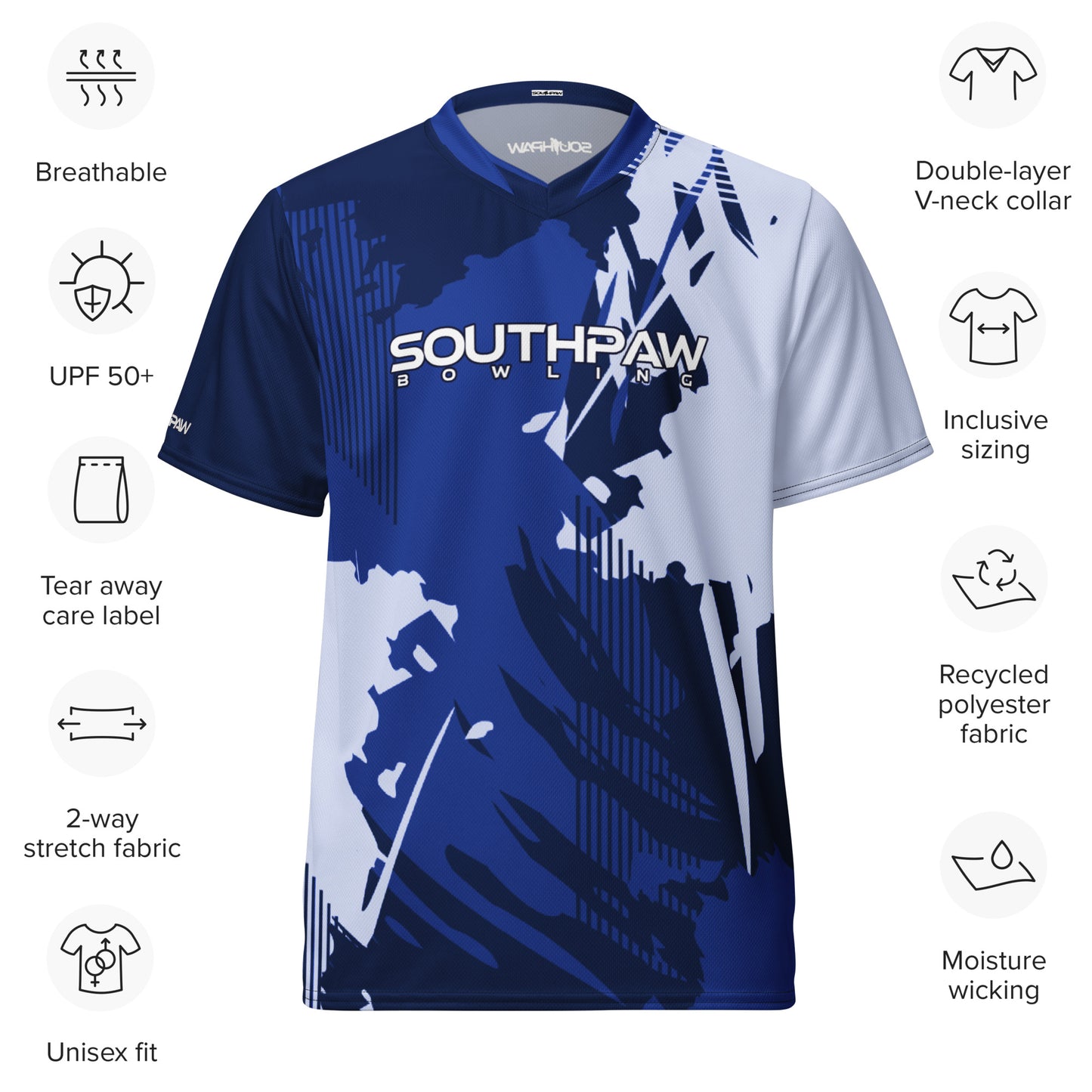 Southpaw Bowling Jersey - deep_blue