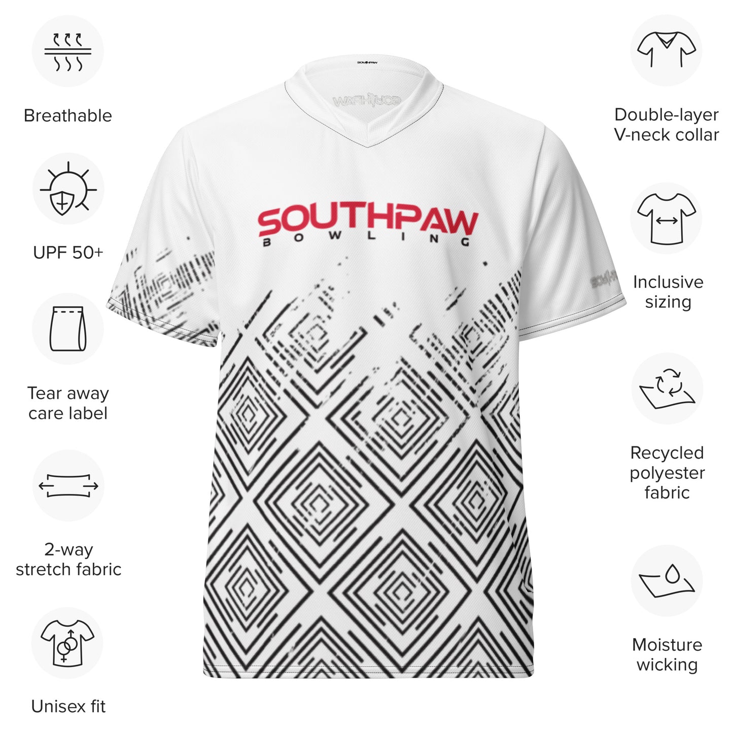 Southpaw Bowling Jersey - white_maze