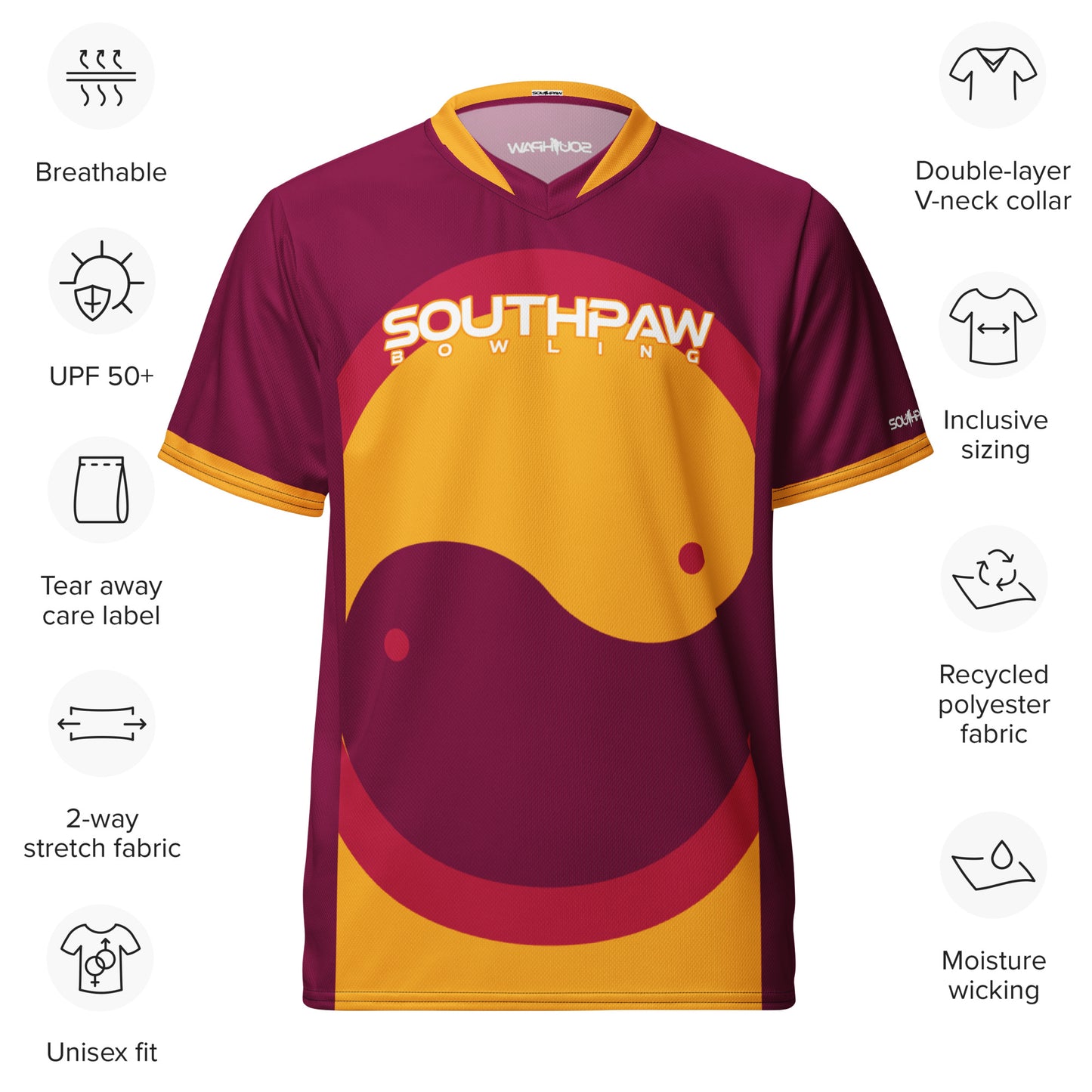 Southpaw Bowling Jersey - ying/yang