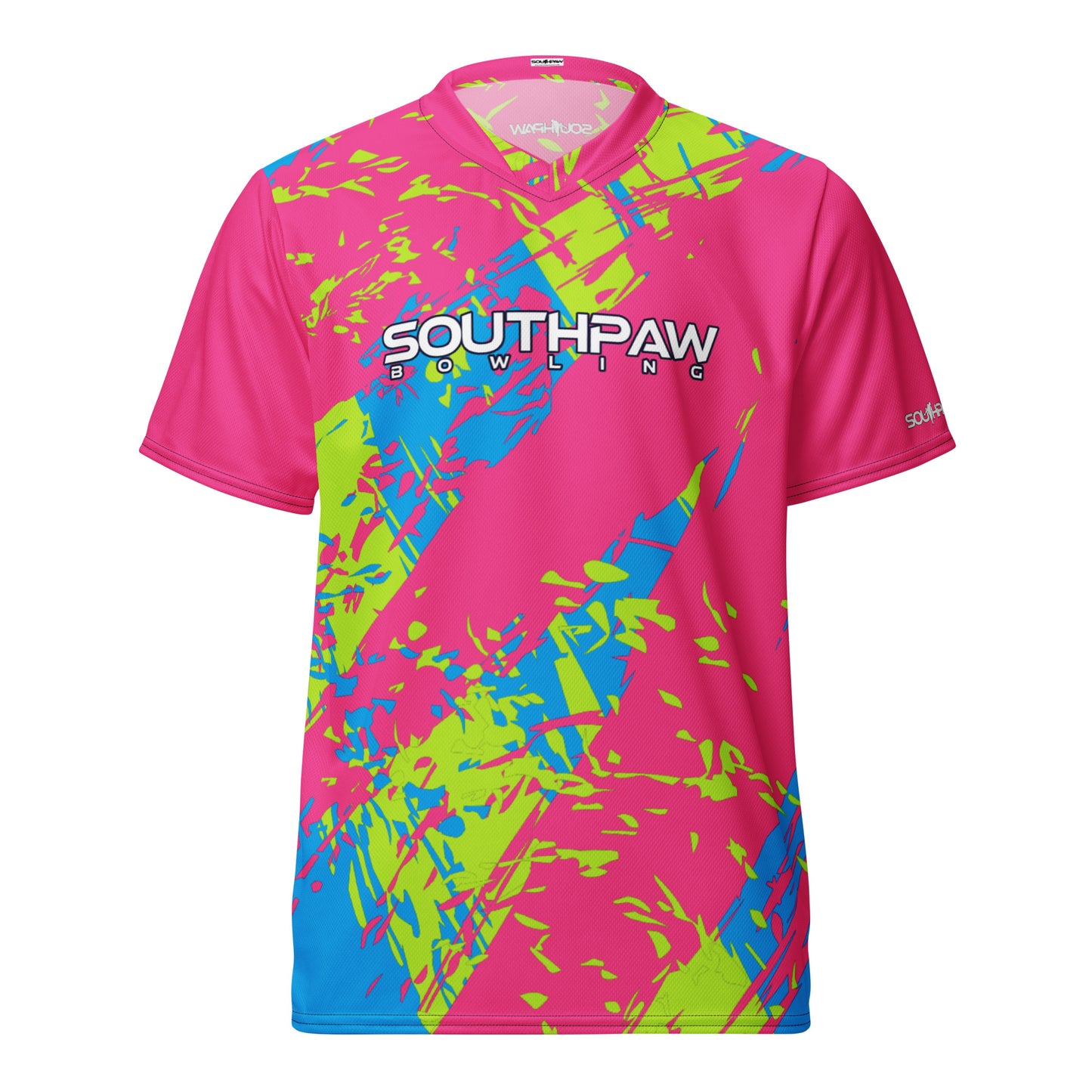 Southpaw Bowling Jersey - pink/blue/green