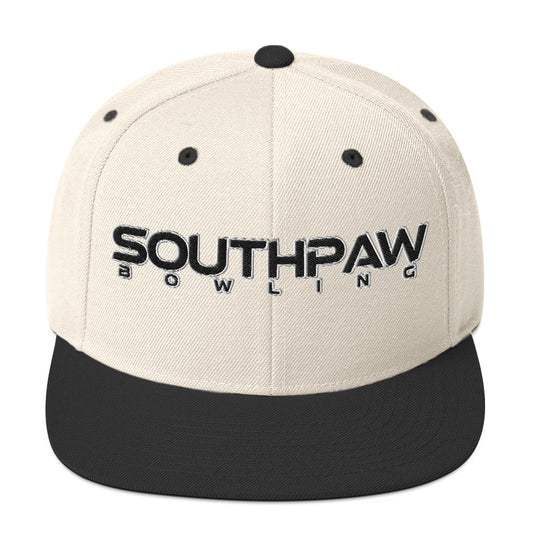 Southpaw Snapback Hat - Black/Natural