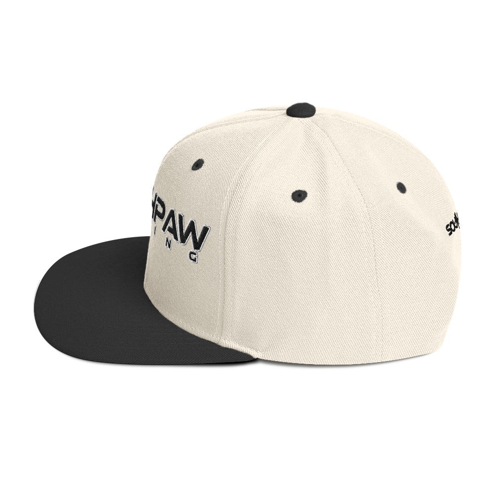 Southpaw Snapback Hat - Black/Natural