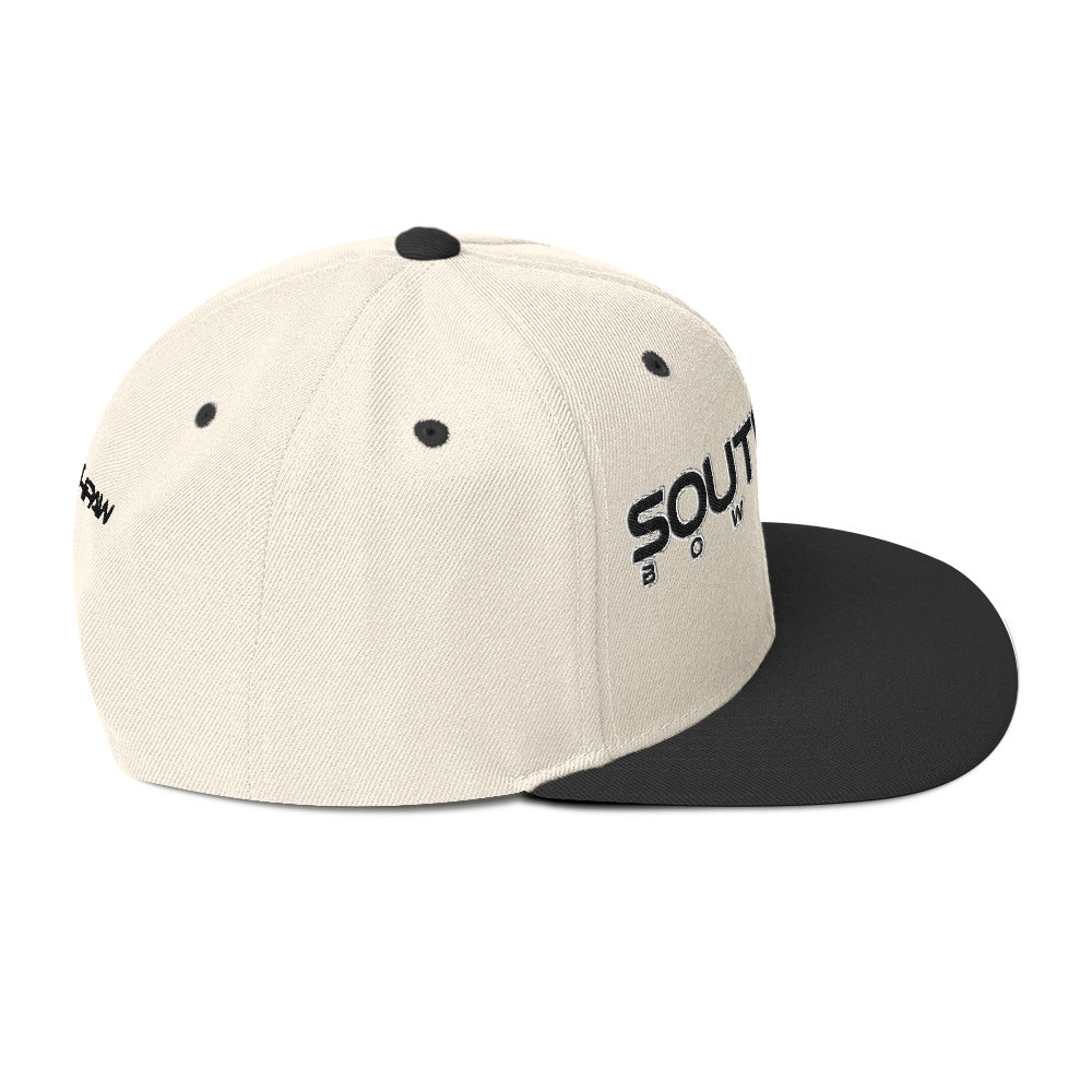 Southpaw Snapback Hat - Black/Natural