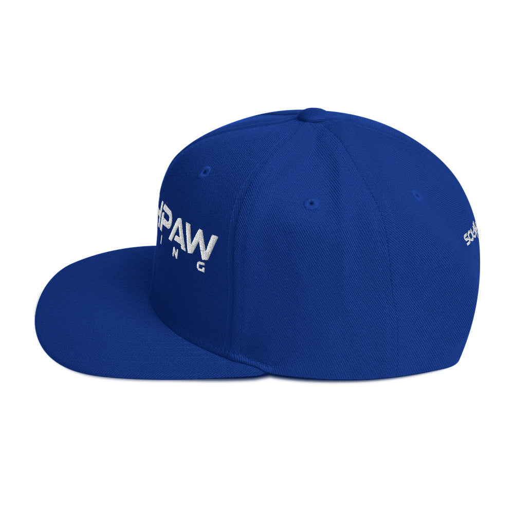 Southpaw Snapback Hat - royal/white