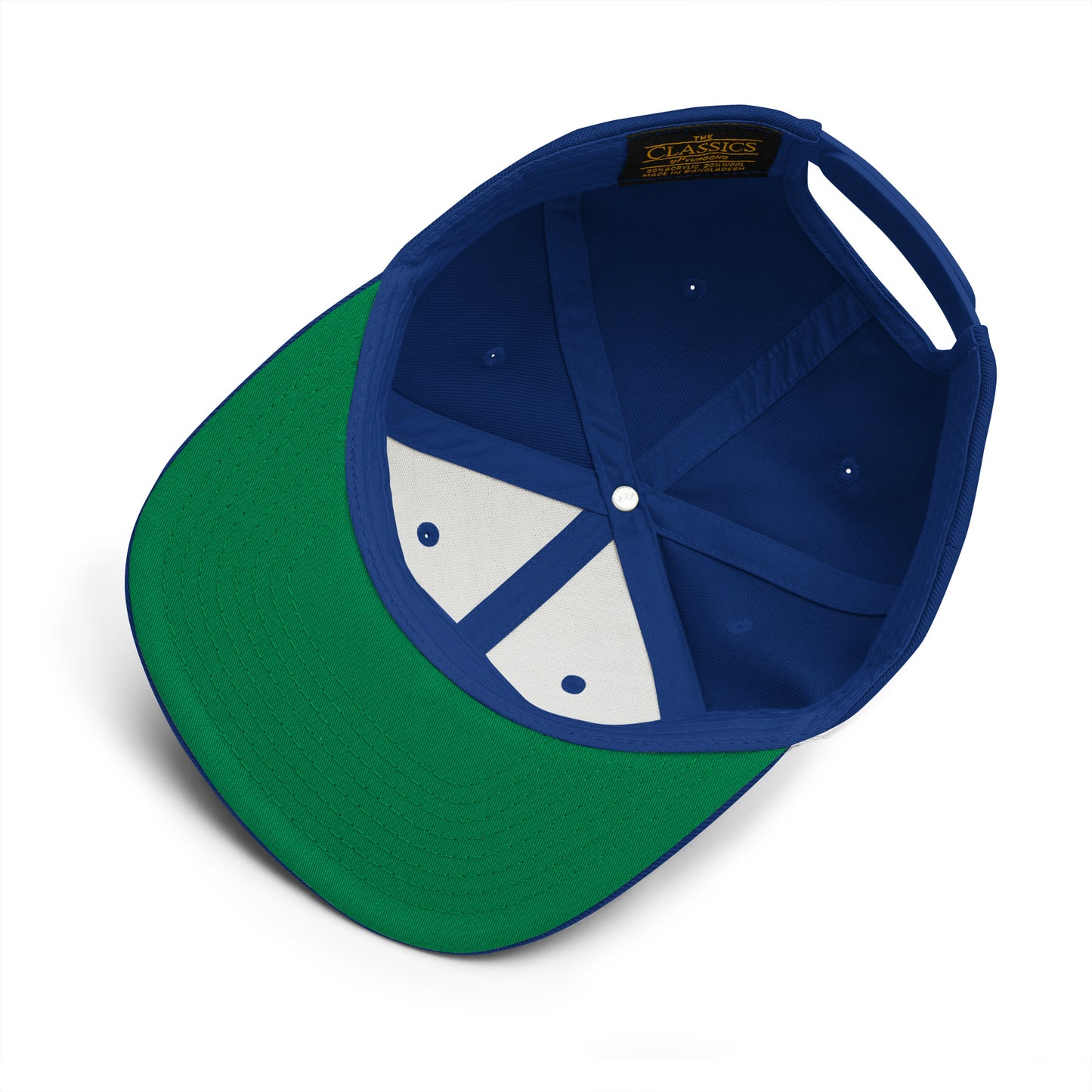 Southpaw Snapback Hat - royal/white