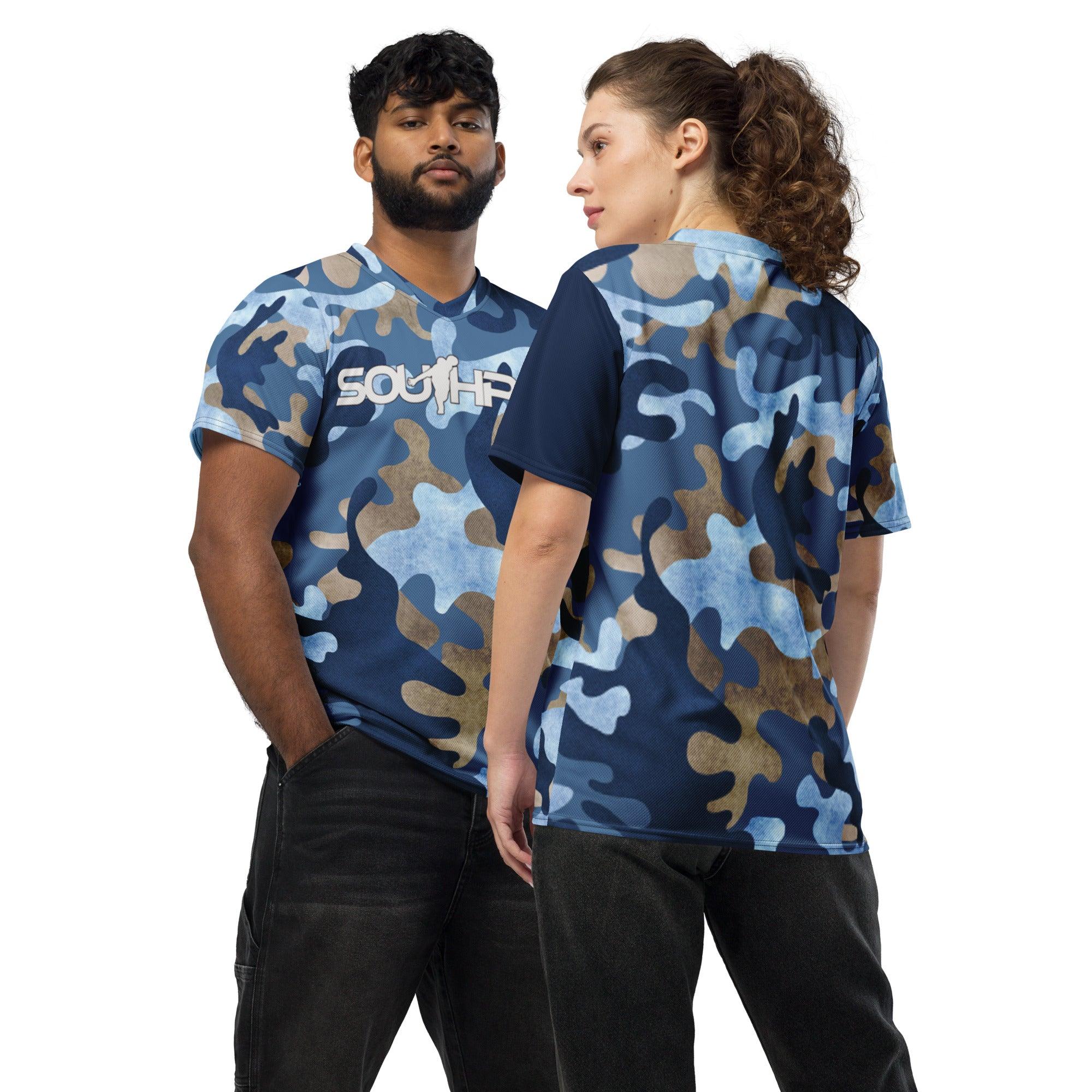 SouthPaw Bowling Jersey - Blue Camo –