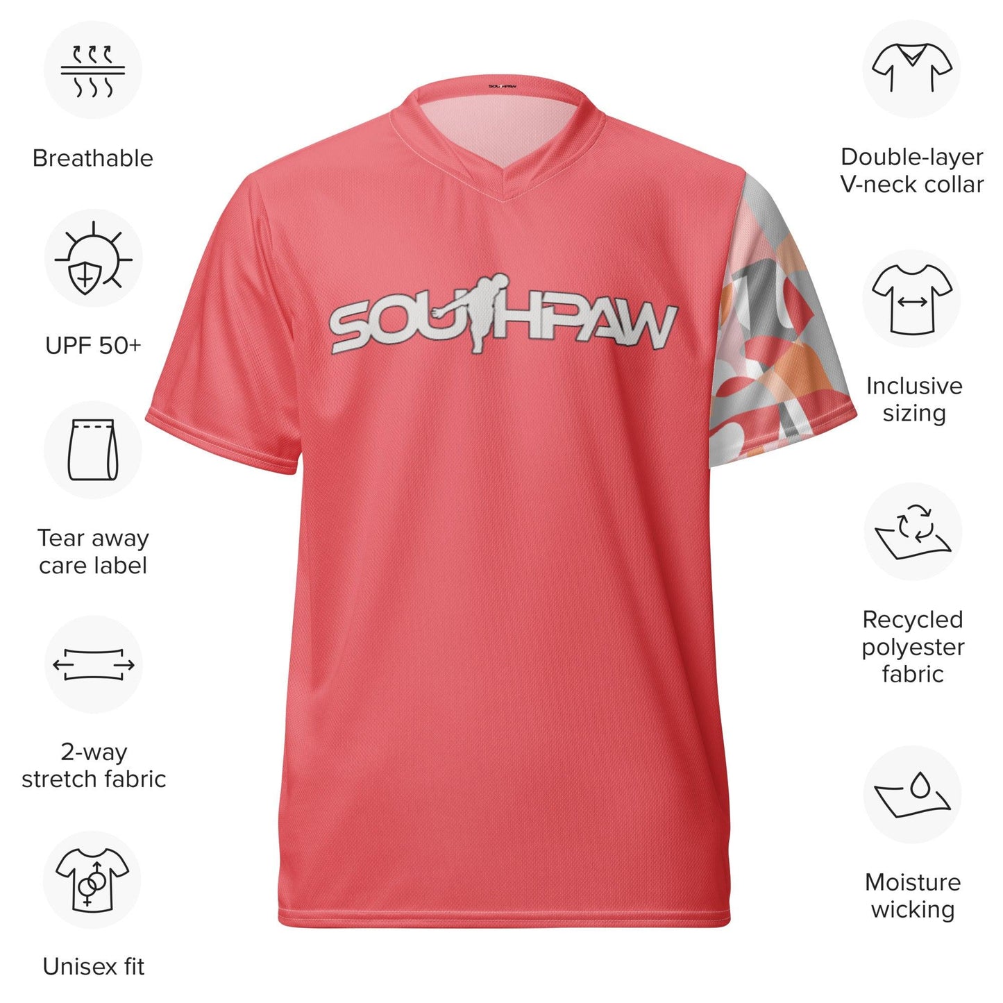 SouthPaw Bowling Jersey - Pink Rose - southpaw custom apparel