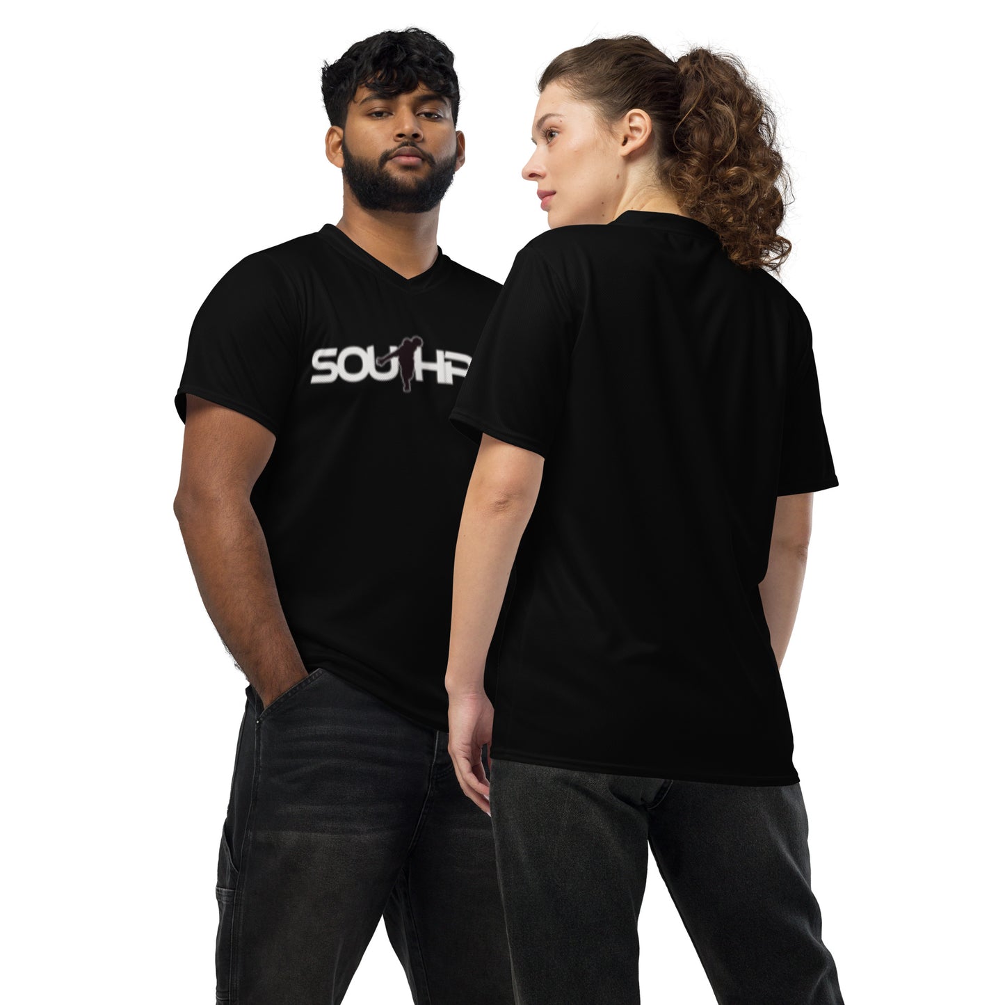 SouthPaw Bowling Jersey - Solid Black
