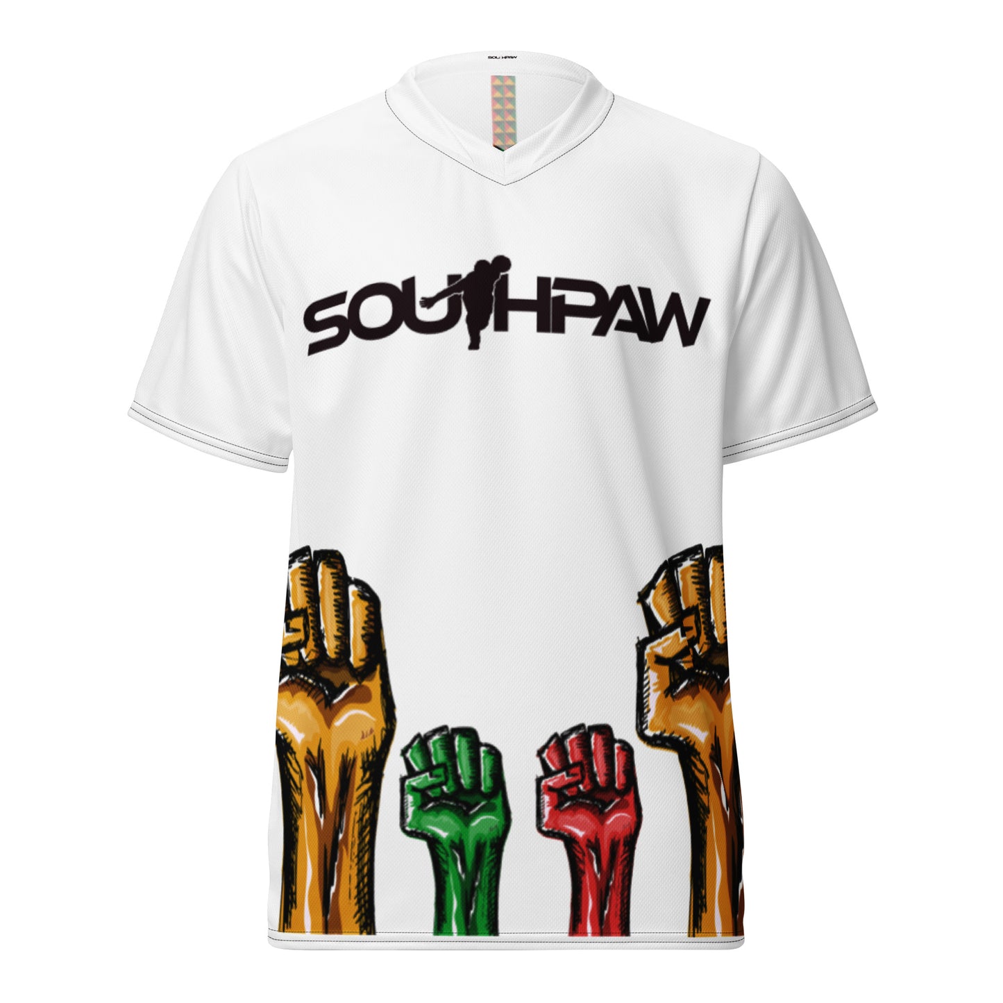 SouthPaw Bowling Jersey - Fists (White)